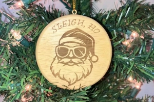Sleigh, Ho Ornament